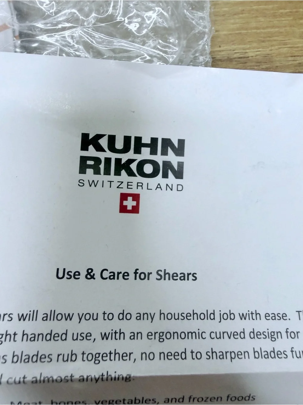 Kuhn Rikon Switzerland Kitchen Shears / Scissors – Orange Handles – NEW
